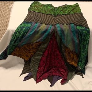 Bohemian Hippie style- Handkerchief skirt